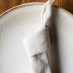 Rice beige linen napkin