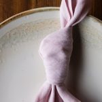 Soft Pink linen napkin