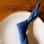 Blue jeans linen napkin