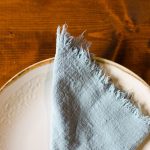 Grey chiffon napkin
