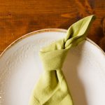 Apple linen napkin
