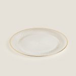 Gilded Edge Gourmet Plate